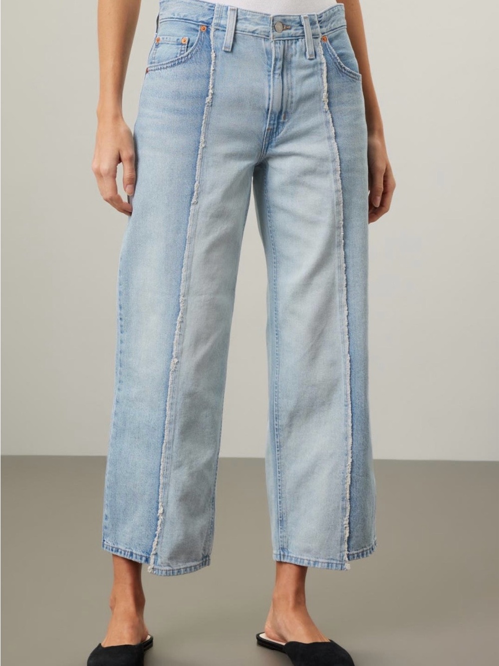 Light Blue Boyfriend Jeans - Relaxed Fit